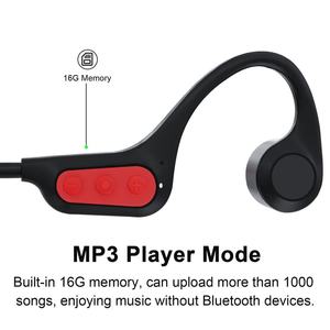 X7 BC888 Headset konduksi tulang renang, earphone Bluetooth BT5.3 Stereo asli nirkabel tahan air IPX8 - Product Image 5