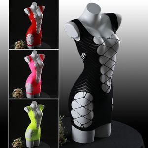 Lingerie sexy européenne et américaine pour femmes, uniforme de séduction, jupe courte moulante, vêtements de nuit en nylon, ODM - Product Image 2