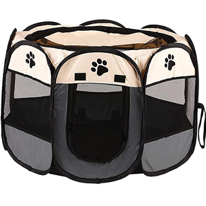 Portable pliable parc pour animaux de compagnie stylo de jeu chat chien salle de livraison pour animaux de compagnie enceinte et donner naissance boîte d'élevage nid Cage parc pour animaux de compagnie - Product Image 1