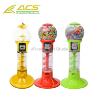 Distributeur automatique de capsules en spirale ACS à monnayeur pour bonbons, billes à mâcher et balles rebondissantes en plastique pour le jeu