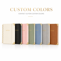 Cuaderno de Papel de Bambú Mini A4 Personalizable con Cubierta de PVC, Estilo Hojas Sueltas, 100 Hojas de Papel Kraft, Diario con Bolígrafo, Proveedor