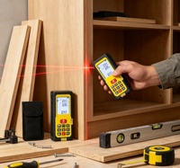 Télémètre laser infrarouge portatif, ruban à mesurer électronique pour la mesure intérieure des maisons