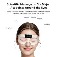 Whatnot Multifunktions-Smart-Luftkompressions-Augenmassagegerät Elektrische Entspannungs-Augenmaske Hochfrequenz-Vibrations-Augenmassagegerät