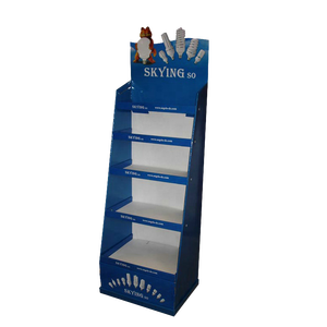 Plateau en carton personnalisable présentoir <span class=keywords><strong>de</strong></span> sol durable <span class=keywords><strong>et</strong></span> écologique magasin <span class=keywords><strong>de</strong></span> publicité debout pour les aliments bonbons chocolat - Product Image 4