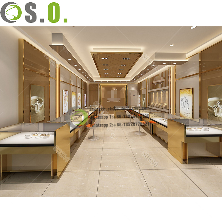 Retail Jewelry Store Display Cases Shop Furniture Jewelry Cabinet for Jewelry Watch Shops
