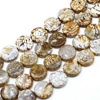 Perles en pierre Dzi Agates à motifs léopard de feu de formes variées pour la fabrication de bijoux DIY, pendentifs et colliers
