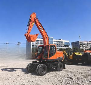 Develon DX150W-9C 13.5 ton wheel excavator fast moving wheel digger - Product Image 2