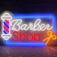 Enseigne Néon 3D LED pour Salon de Coiffure, Lettres Canal IP65 Étanche 5V/12V, Logo pour Magasin de Shampoing, Décoration de Vitrine et Murale