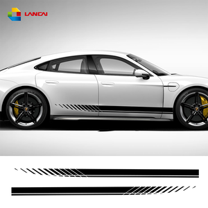 สติกเกอร์ติดประตูรถแบบลอกออกได้,รูปลอกกระโปรงแถบข้างสำหรับรถยนต์ - Product Image 2