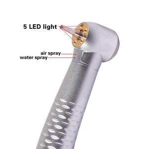 Turbina Dental LED |   Tipo de botón pulsador |   Rotor de Pulverización de Agua Metálico - Product Image 3
