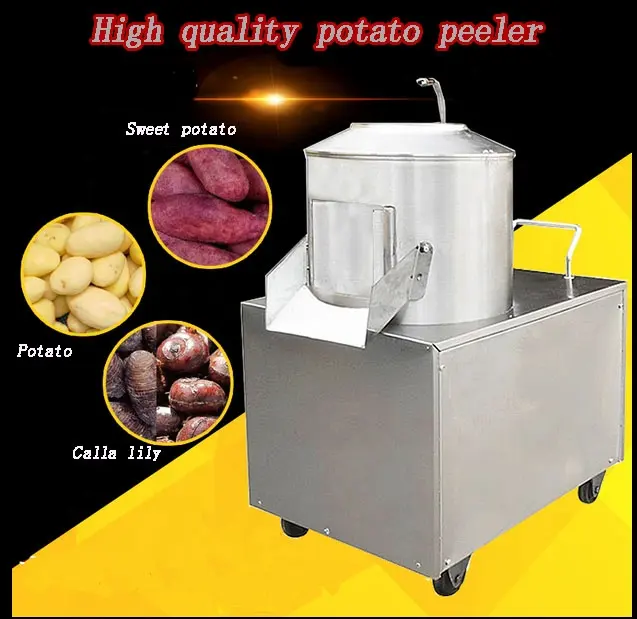 Máquina peladora de patatas a la zanahoria/jengibre máquina de pelar precio/yuca Taro peeler piel de la máquina