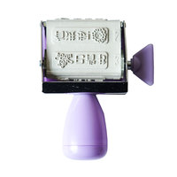 Tampon à rouleau en caoutchouc, 1 pièce, multifonction, pour bricolage, auto-marquage, Date et Date, numéro et lettres, avec poignée