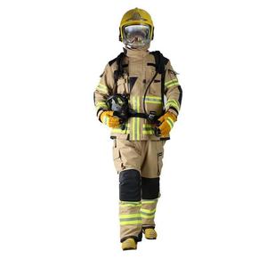 ชุดดับเพลิงมาตรฐานยุโรปได้รับการรับรองมาตรฐาน CE แบบเต็มตัว วัสดุ PBI ป้องกันไฟ ATPV 0.5 สำหรับนักดับเพลิง - Product Image 3