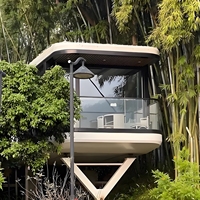 Maison préfabriquée mobile facile à démonter, petite maison portable de 40 pieds, chambre à coucher extensible, maison préfabriquée mobile, capsule