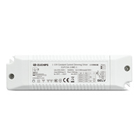 EUCHIPS 220V PWM Dimmable LED Driver 1-10V 10W 12W 15W 20W Courant Constant Sortie Unique LED 0-10V Plastique pour Éclairage LED