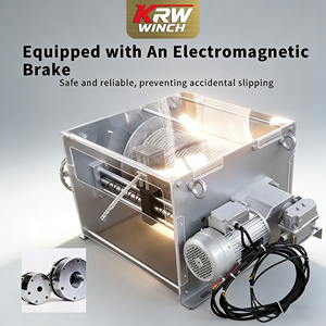 Verricello Compatto con Custodia in Acrilico Verniciato di Grado Marino - Verricello da Traino Resistente per Applicazioni Industriali/<span class=keywords><strong>Marine</strong></span> - Product Image 3