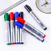 Marqueurs Plastiques Quatre Couleurs pour Tableau Blanc Double Face Grande Capacité à Base d'Huile Vente en Gros Fournisseur Direct