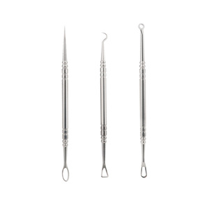 Stainless Steel Acne Needle 3 Piece Set Blackhead Remover Face Beauty Tool - Product Image 5