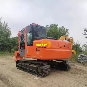 Excavatrice sur chenilles d'occasion HITACHI ZX70 de 7 tonnes, d'origine japonaise, pour la construction et l'exploitation minière, disponible en stock - Product Image 1