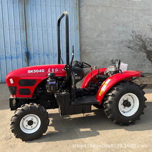 Tractor de Ruedas Sk504g de 50 Hp 4x4 para Uso Agrícola, Color Rojo - Product Image 1