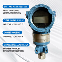 ROSEMOUNT 3051GP Sensor Tekanan Cerdas dengan Transmitter 24 VDC Layar LCD 4-20mA HART Akurasi 0,075% untuk Cairan Gas Uap