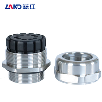 M/PG/G/NPT Connecteurs étanches filetés en acier inoxydable à dix trous Presse-étoupes pour connecter le câble