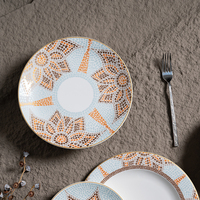 Service de vaisselle en porcelaine fine de luxe P&T, assiettes élégantes vintage, vente en gros pour hôtels et restaurants