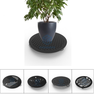 Déplacement d'usine en métal avec des roues plantent le chariot de chariot pour des arbres de jardin et des boîtes de planteur - Product Image 3
