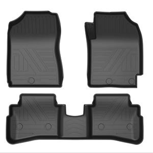 Alfombrillas de coche TPE híbridas ligeras Autobo para <span class=keywords><strong>Hyundai</strong></span> <span class=keywords><strong>i20</strong></span> 2024 (volante a la derecha), protectores de suelo a medida para 5 puertas, protección para todo tipo de clima, fáciles de limpiar - Product Image 1