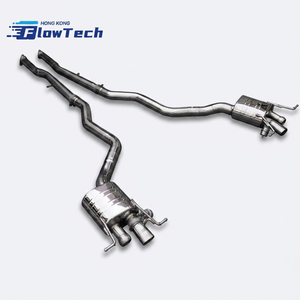 High Flow Performance Stainless Steel Catback Exhaust System for Bentley Continental 4.0T V8 with Valved Muffler - Product Image 2