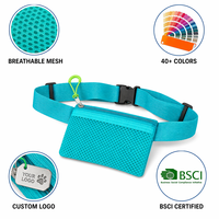 Sac banane promotionnel personnalisé avec logo pour événements, sac de festival, sac banane en maille, cadeau d'entreprise, vente en gros, usine OEM