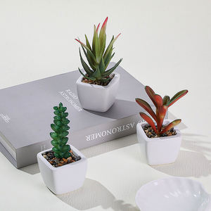 Duofu Maceta de cerámica en maceta artificial Planta artificial Decoración del hogar <span class=keywords><strong>Widget</strong></span> - Product Image 5
