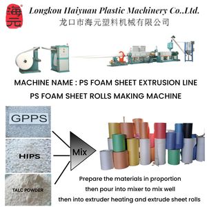 Haiyuan Nouveau modèle de machines PS EPS pour la fabrication de plaques de mousse jetables - Product Image 2