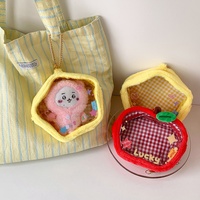 Sac à dos transparent en PVC personnalisable pour bébé, motif étoile de pomme de dessin animé 3D, écologique, pour les filles, les voyages et les étudiants