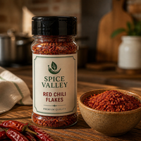 Flocons de piment rouge entier Gochugaru de qualité supérieure, conformes aux normes européennes, arôme riche et piquant