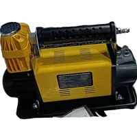 Compresseur d'air portable en métal 4x4 12V DC, 160L/min, manomètre numérique, double cylindre, mini gonfleur de pneus de voiture électrique