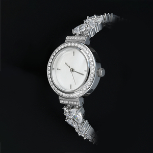 Luxury Ladies Quartz <b>Watch</b> <b>Custom</b> <b>Logo</b> Zircon Diamond Inlay Fashion Business Wristwatch OEM ODM - Product Image 6