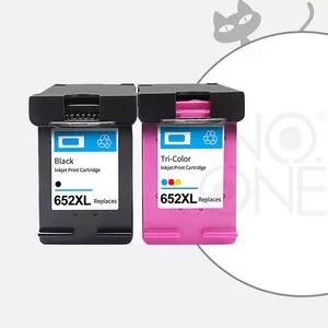 Wholesale 652 652XL Ink Color Inkjet Black Ink Cartridge Compatible for HP 652 XL Deskjet 2135 1118 5740 7640 Printer Printer