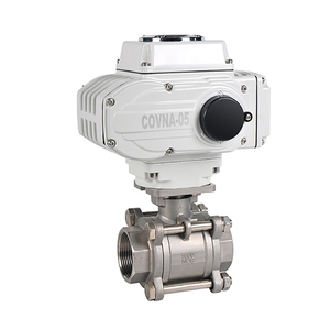 วาล์วควบคุมไฟฟ้า COVNA B2Bclearance Sale แบบใช้มอเตอร์ไฟฟ้า 12V 3 ชิ้น วาล์วเปิด-ปิดแบบไฟฟ้า วาล์วบอลสแตนเลส - Product Image 2