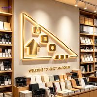 Lettres en acier inoxydable rétroéclairées par LED personnalisées de luxe, enseigne lumineuse Halo Lit, enseigne murale personnalisée avec logo de marque pour salon de beauté et de coiffure