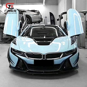 Eléctrico Berserker estilo fibra de carbono labio delantero labio trasero difusor faldas laterales Spoiler auto Kits de cuerpo para Bmw I8 otros piezas de automóviles - Product Image 3