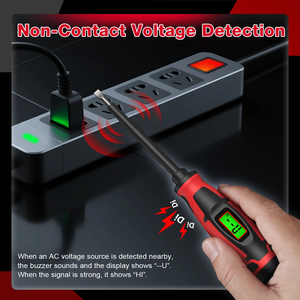 HABOTEST HT95A-SL5 Comprobador de Voltaje Digital 12-250V CA Tipo Destornillador Detector Eléctrico Tipo Pluma - Product Image 5