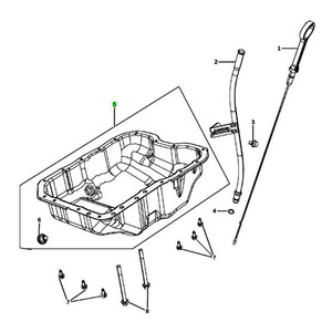 Cárter de aceite Chrysler Dodge Jeep Ram 5047566AE para motor 2012-2022, pieza de repuesto - Product Image 4