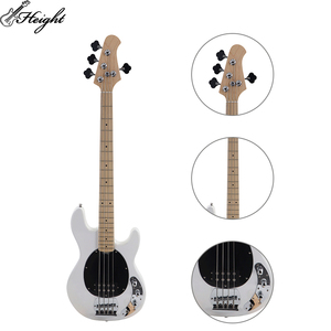 Chiều Cao Sản Phẩm Mới HTMSB-1 Điện Guitar Điện <span class=keywords><strong>Bass</strong></span> Guitar Trắng Điện <span class=keywords><strong>Bass</strong></span> Guitar 4 Chuỗi - Product Image 4