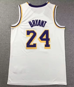 Vente en gros America Hommes 24 <span class=keywords><strong>Bryant</strong></span> Retro Jaune Or Violet <span class=keywords><strong>Noir</strong></span> 24 <span class=keywords><strong>Maillot</strong></span> de basket-ball américain brodé de haute qualité - Product Image 1