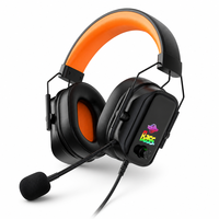 Monitor Studio Ergonomis Bass Dalam 3.5mm Berkabel Over-Ear ANC untuk Laptop Komputer DJ Gaming Headphone Headset Earphone