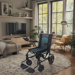 Silla de ruedas eléctrica Plegable ligera GRACE MEDY con motor para personas discapacitadas para fisioterapia - Product Image 6