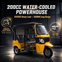 Tuk-tuk à essence 200cc pour le marché philippin, tricycle à essence à 3 roues pour le transport de passagers et l'utilisation en taxi