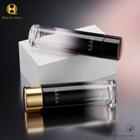 Ventes chaudes - Flacon de lotion en verre recyclable de 200 ml, imprimé en sérigraphie, contenant cosmétique pour soins de la peau