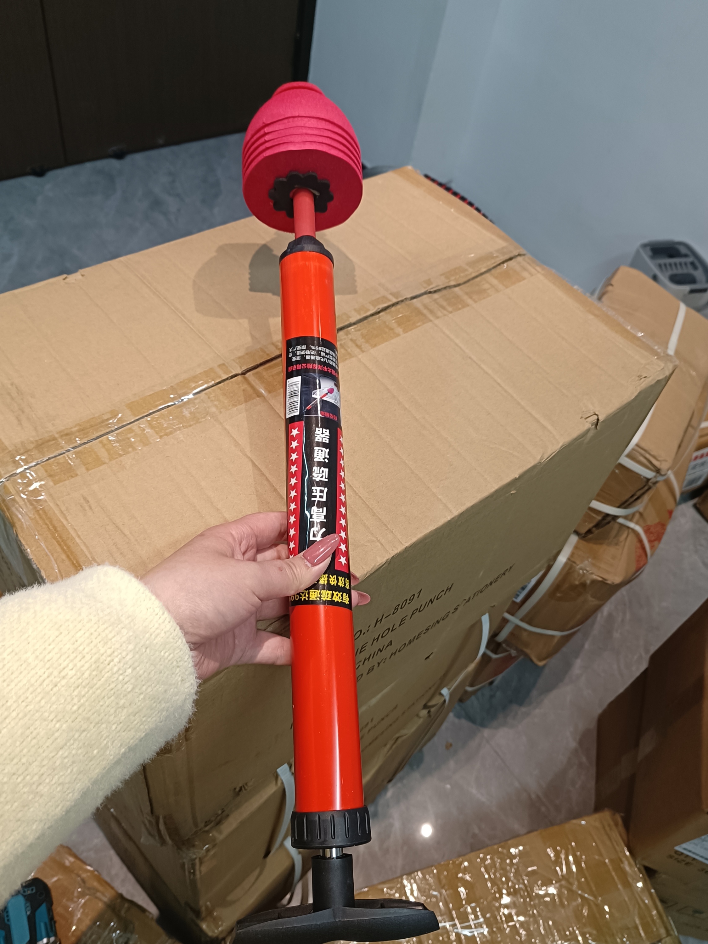 Rubber Toilet Plunger Portable Bathroom Magical Tool for Household Cleaning · image 4